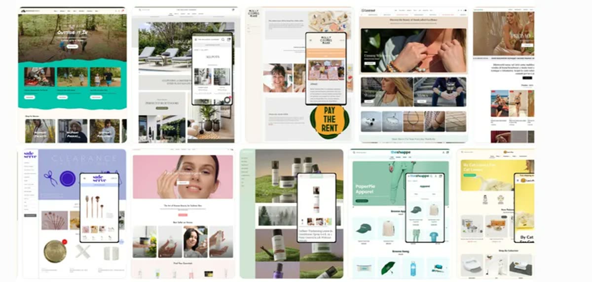 Boutiques Shopify réalisées par l'agence