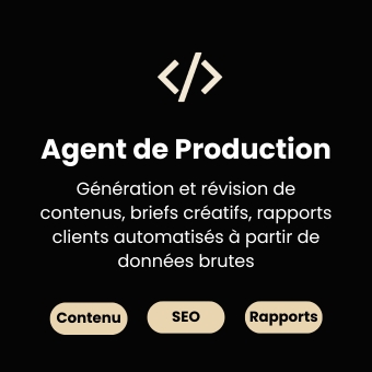 agent de production
