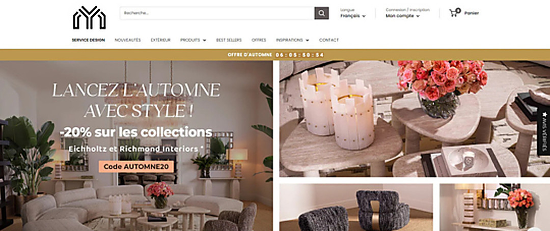 Boutique de décoration d'intérieur
