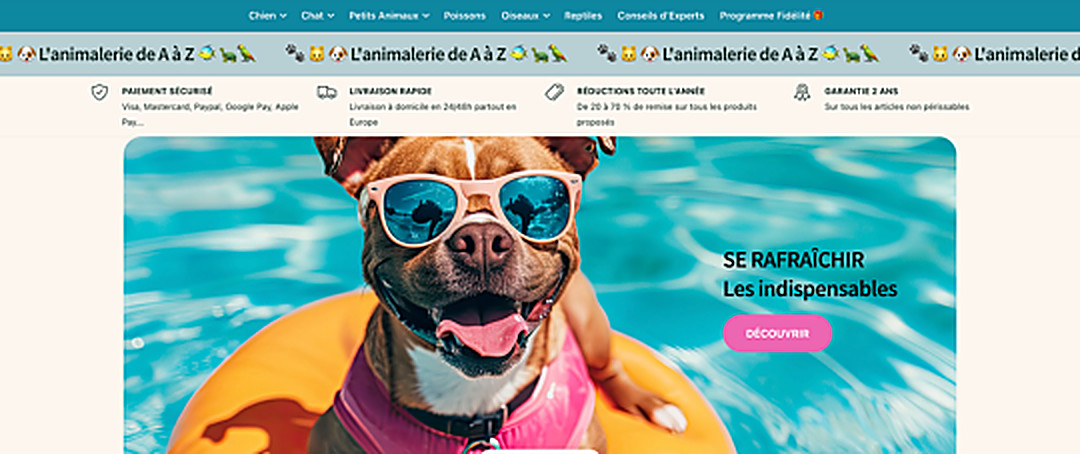 Boutique L'animalerie de A à Z