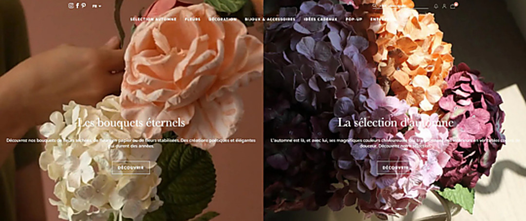 Boutique de fleurs éternelles
