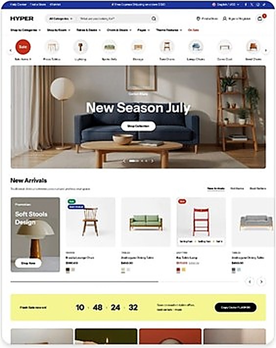 Exemple de modèle de boutique Shopify n° 1