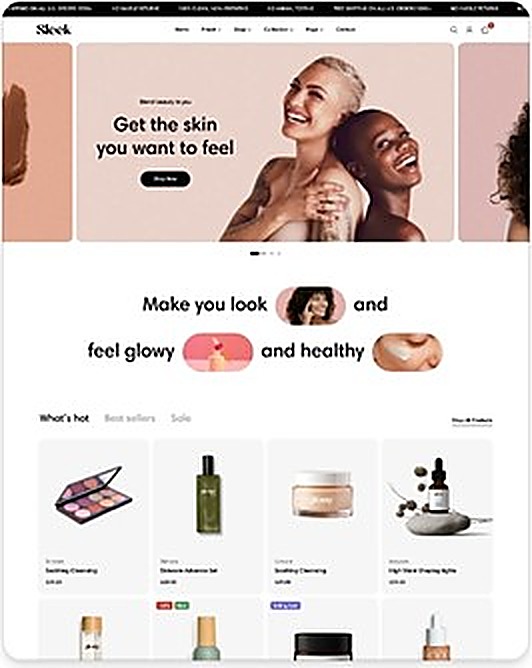 Exemple de modèle de boutique Shopify n° 2