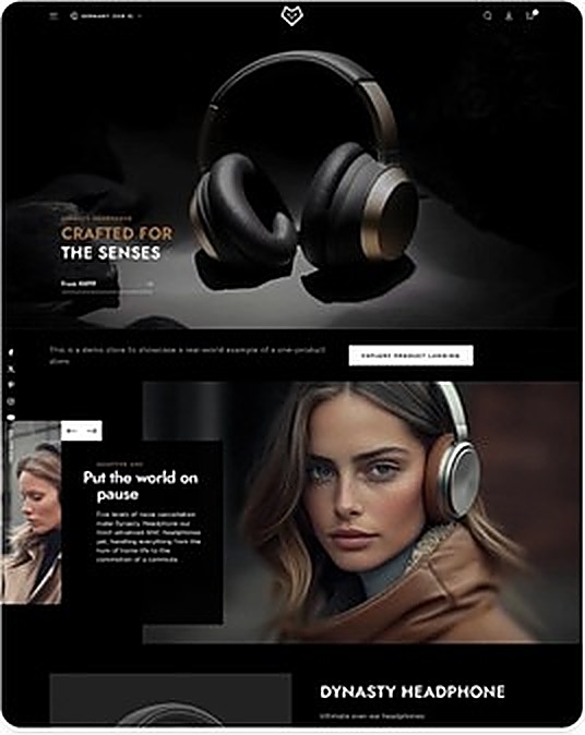 Exemple de modèle de boutique Shopify n° 7